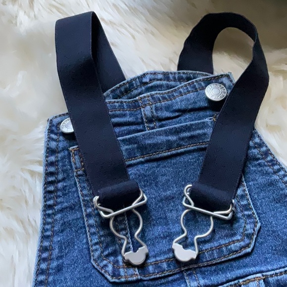 7 for all mankind jean bib overalls with elastic straps. 18m. - Picture 5 of 10